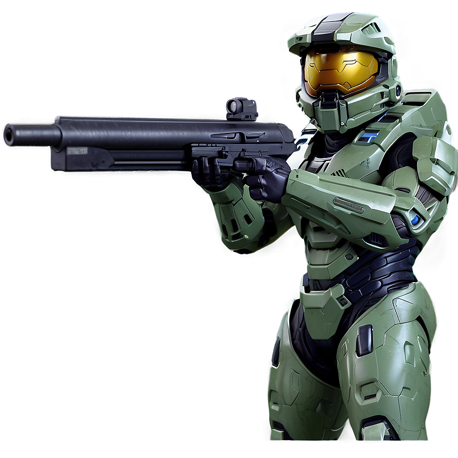 Halo Master Chief Detailed Png Sxo45