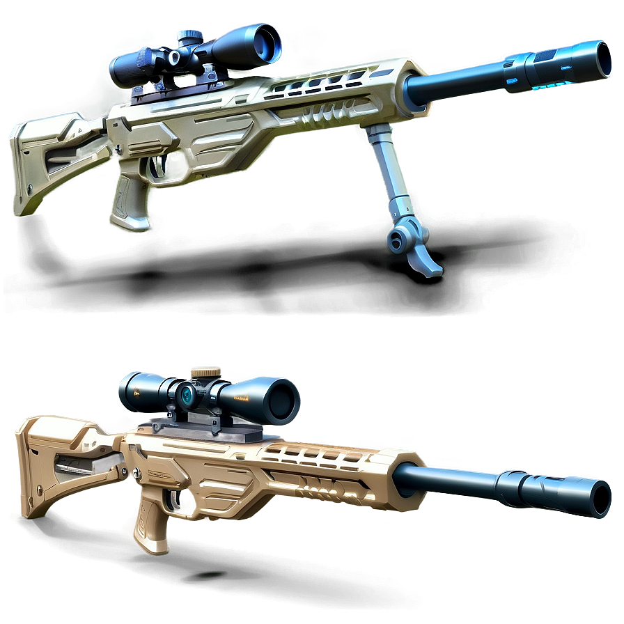 Halo Sniper Rifle PNG 05032024 PNG with transparent background