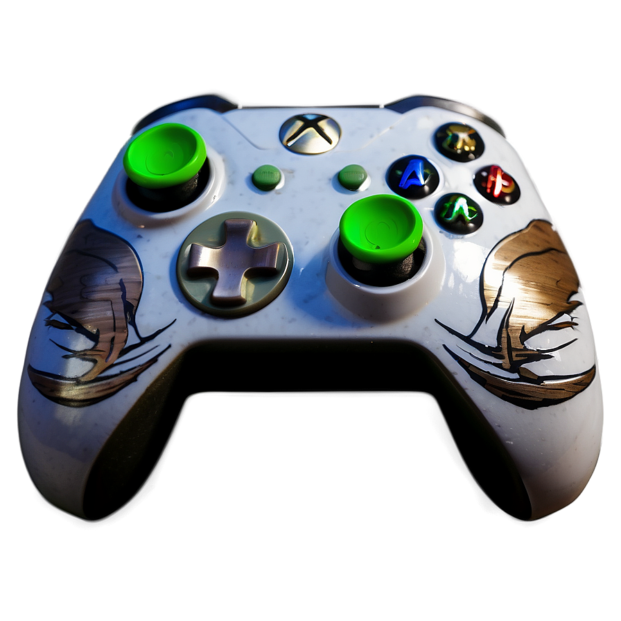 Halo Themed Xbox Controller Png Wsj