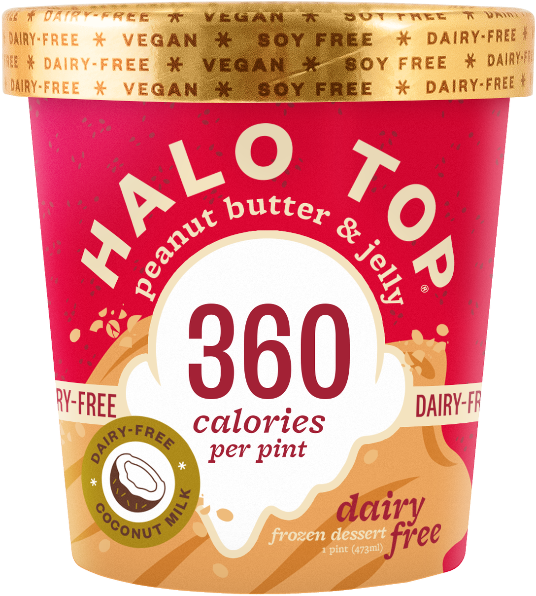 Halo Top Peanut Butter Jelly Ice Cream