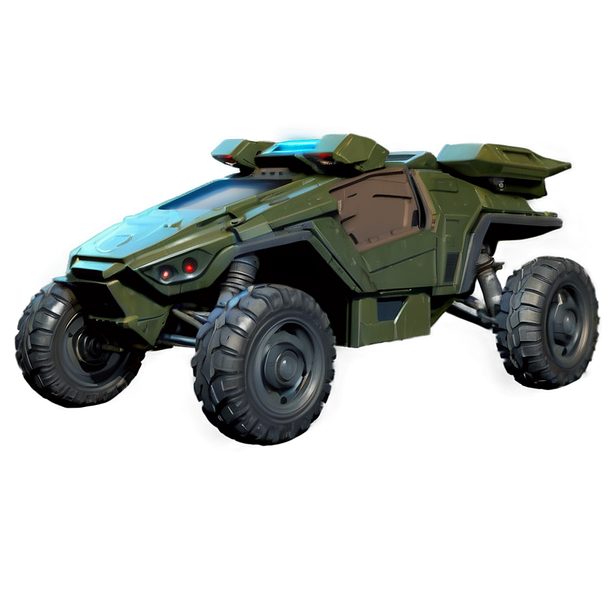 Halo Warthog Vehicle PNG 05032024 PNG with transparent background