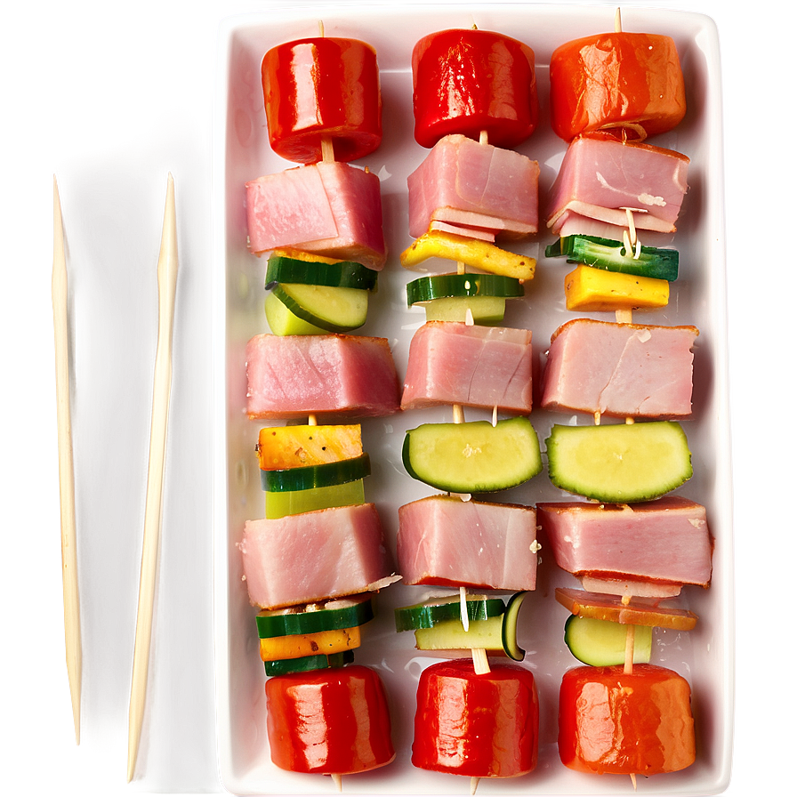 Ham Skewers Png Vij94