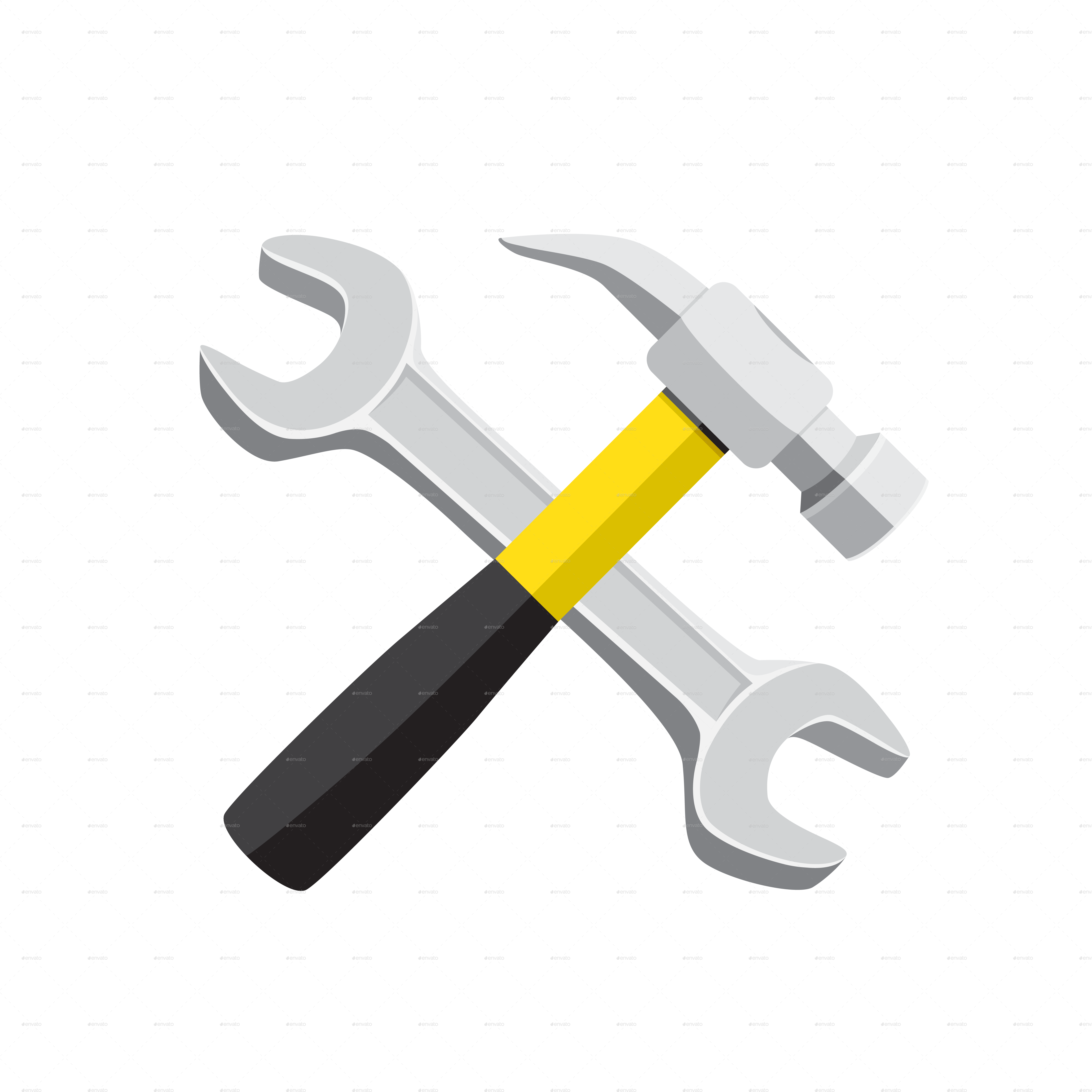 Hammerand Wrench Icon