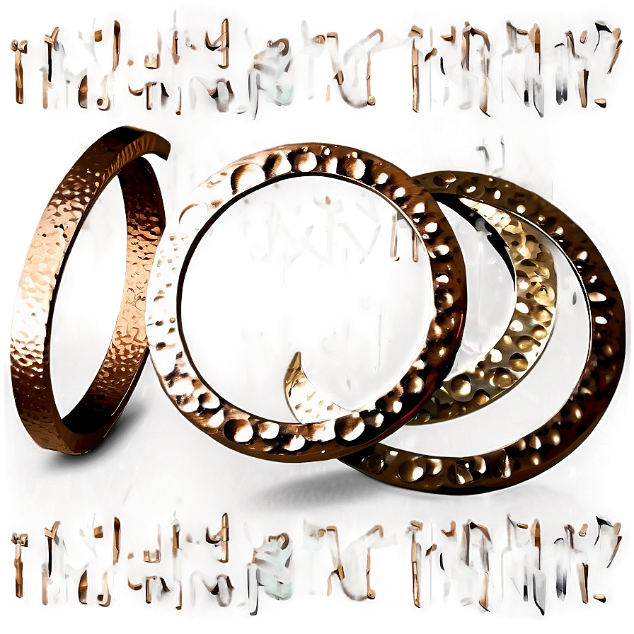 Hammered Bronze Effect Png 06122024