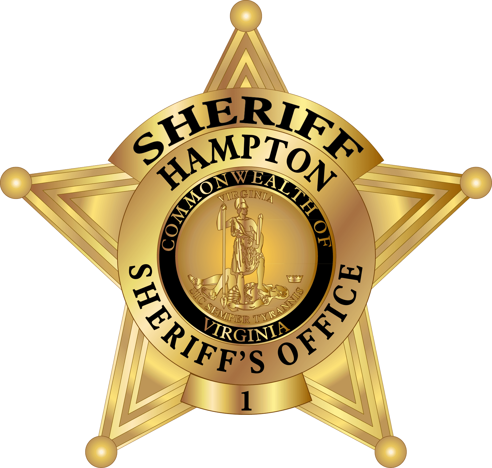 Hampton Virginia Sheriffs Office Badge