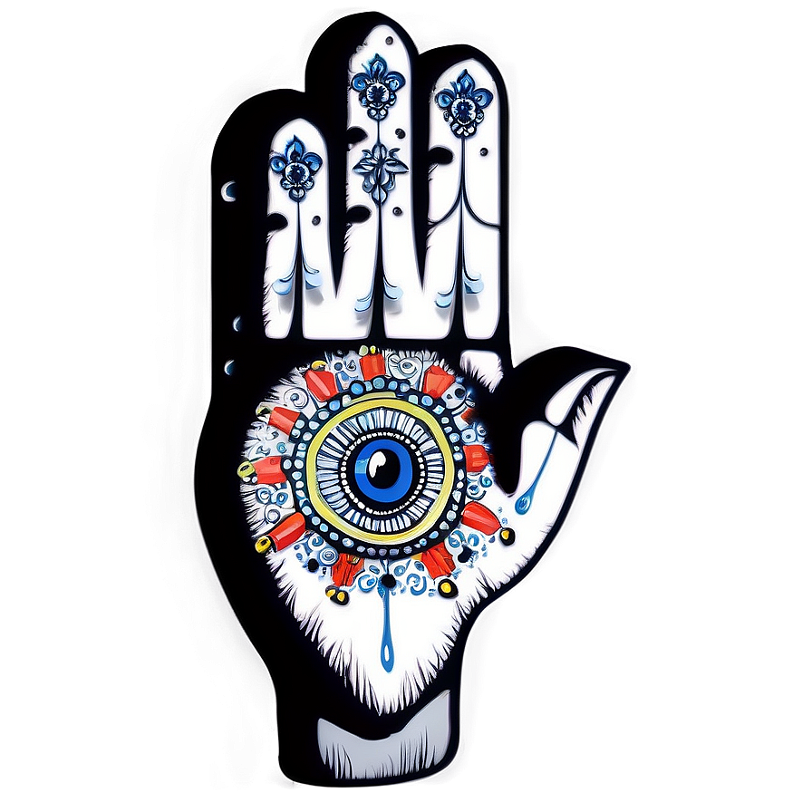 Hamsa Hand Drawing Png Jnu