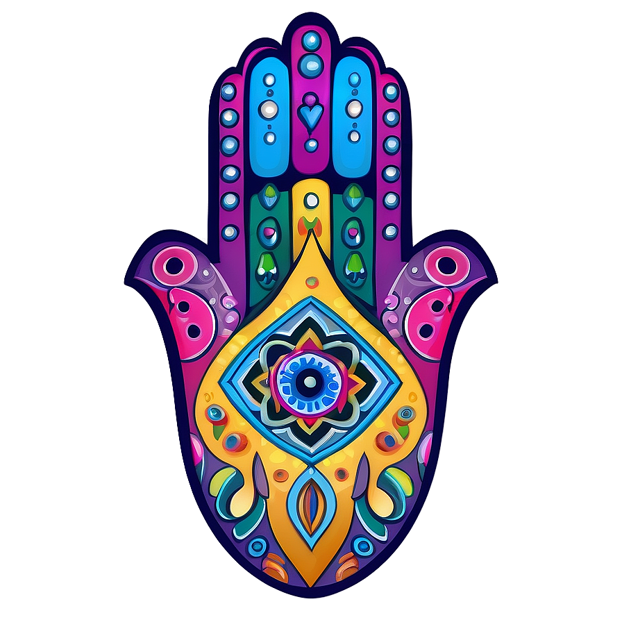 Hamsa Hand Ethnic Design Png 96