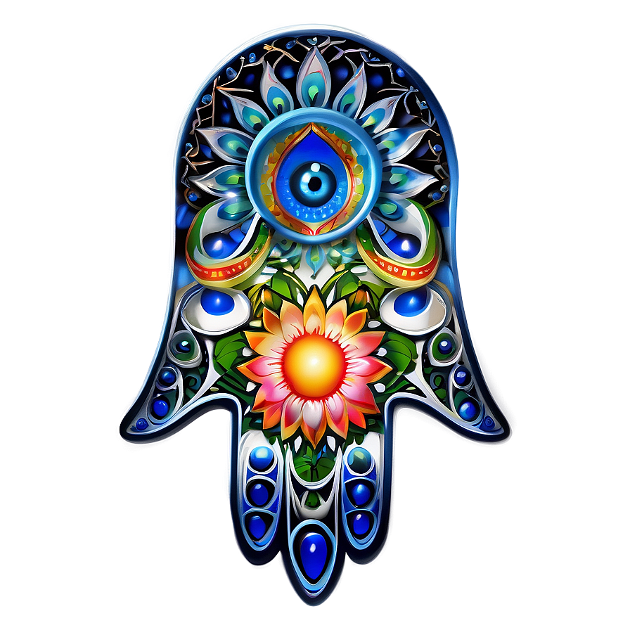 Hamsa Mandala Png 06252024