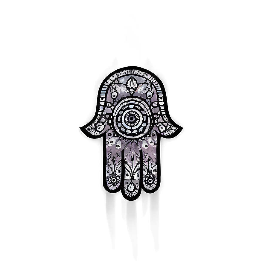 Hamsa Outline Png 44