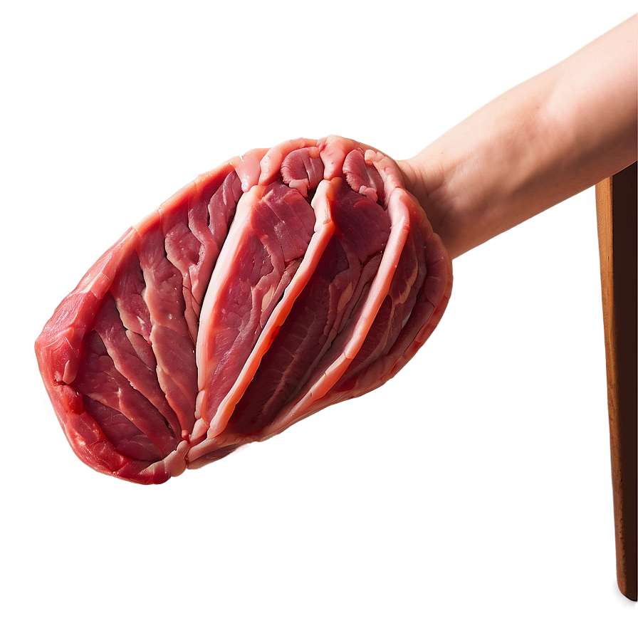 Hand-cut Meat Chunks Png 05242024