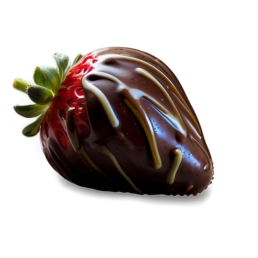 Hand-dipped Chocolate Strawberry Png 11