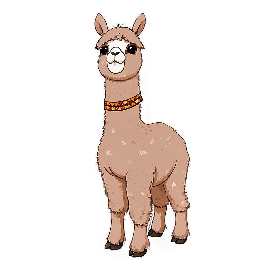 Hand Drawn Alpaca Png Kgy97