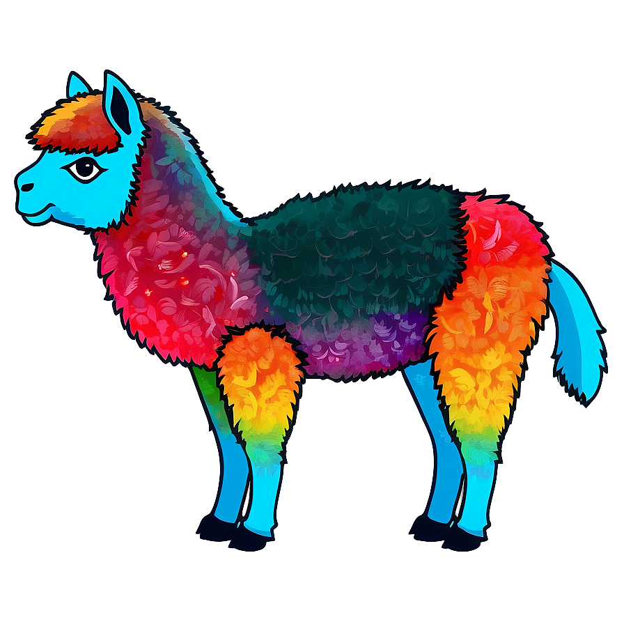 Hand Drawn Alpaca Png Rpf9