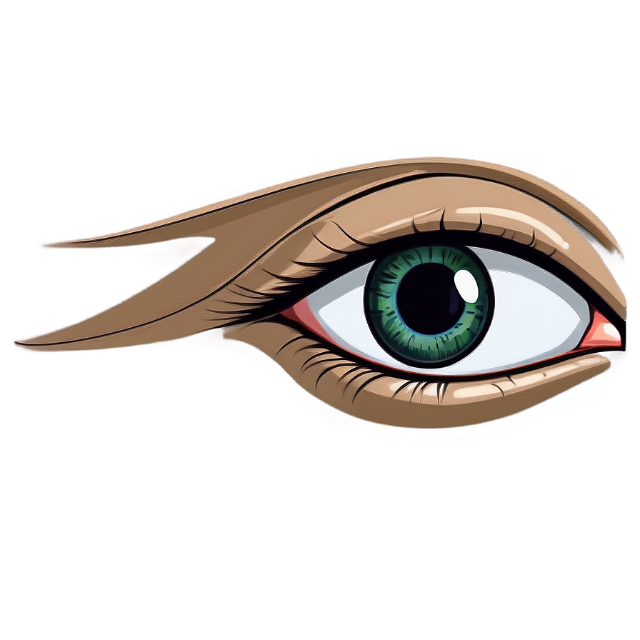 Hand-drawn Anime Eyes Png 05252024