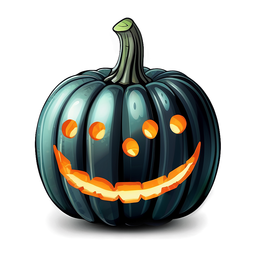 Hand-drawn Black Pumpkin Png Agd