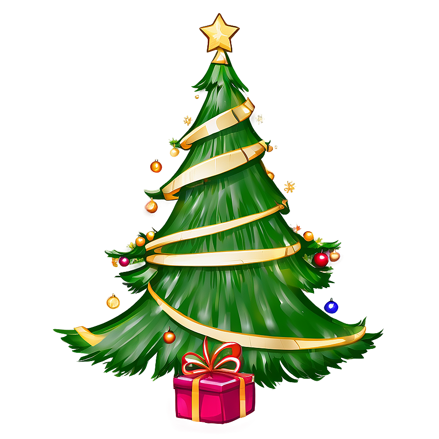 Hand Drawn Christmas Tree Png 77