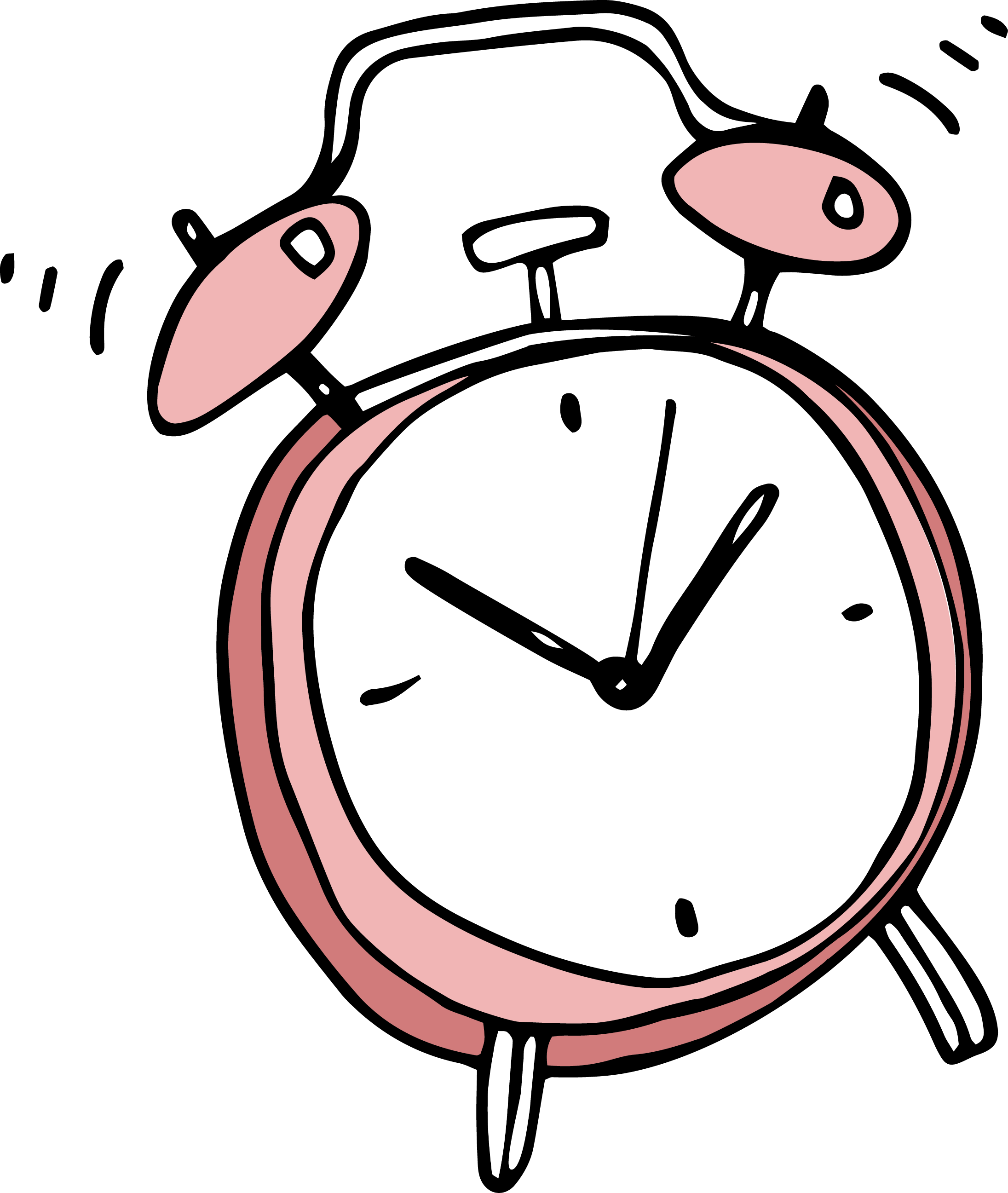 Hand Drawn Classic Alarm Clock