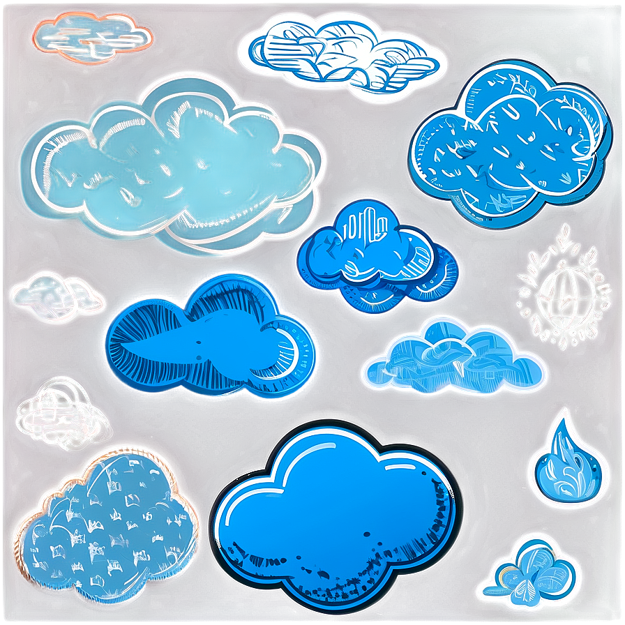 Hand Drawn Cloud Clipart Png Lbd12