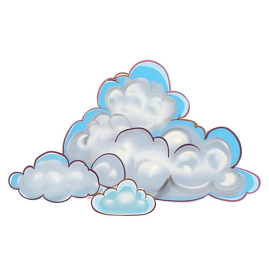 Hand Drawn Clouds Png 04292024