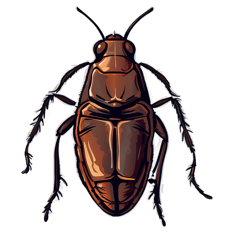 Hand Drawn Cockroach Sketch Png 05232024