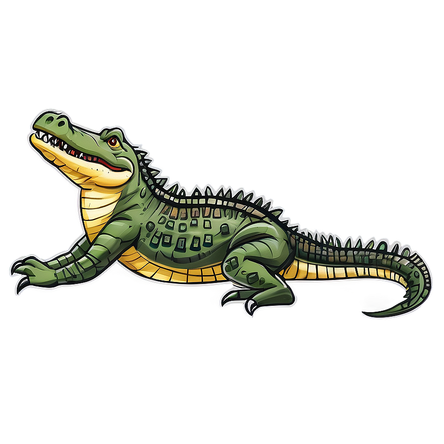 Hand Drawn Crocodile Png Wwc99