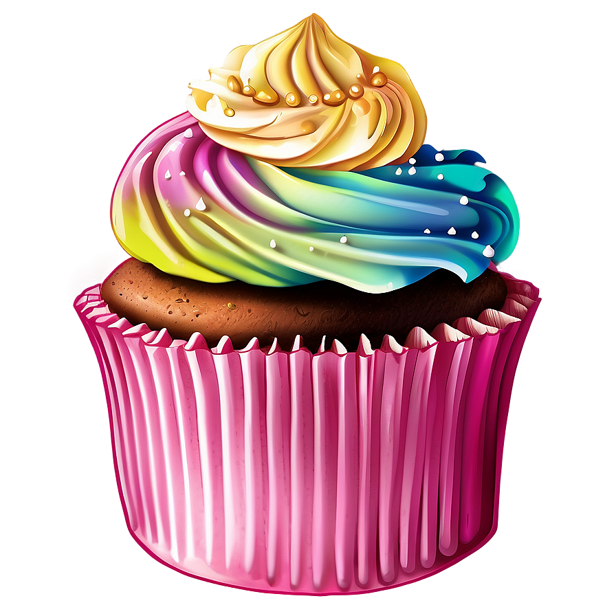 Hand Drawn Cupcake Png 05032024