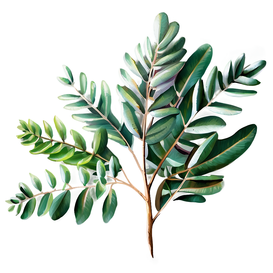 Hand Drawn Eucalyptus PNG 52 PNG image with a transparent background, free high-resolution download