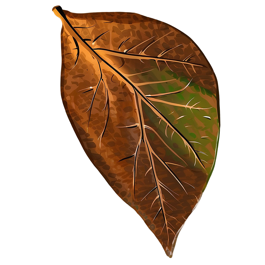 Hand Drawn Fallen Leaves Png Crr