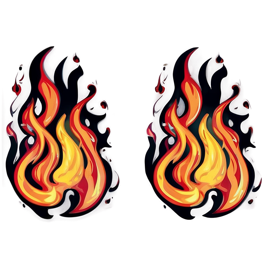 Hand Drawn Flames Png Qhg