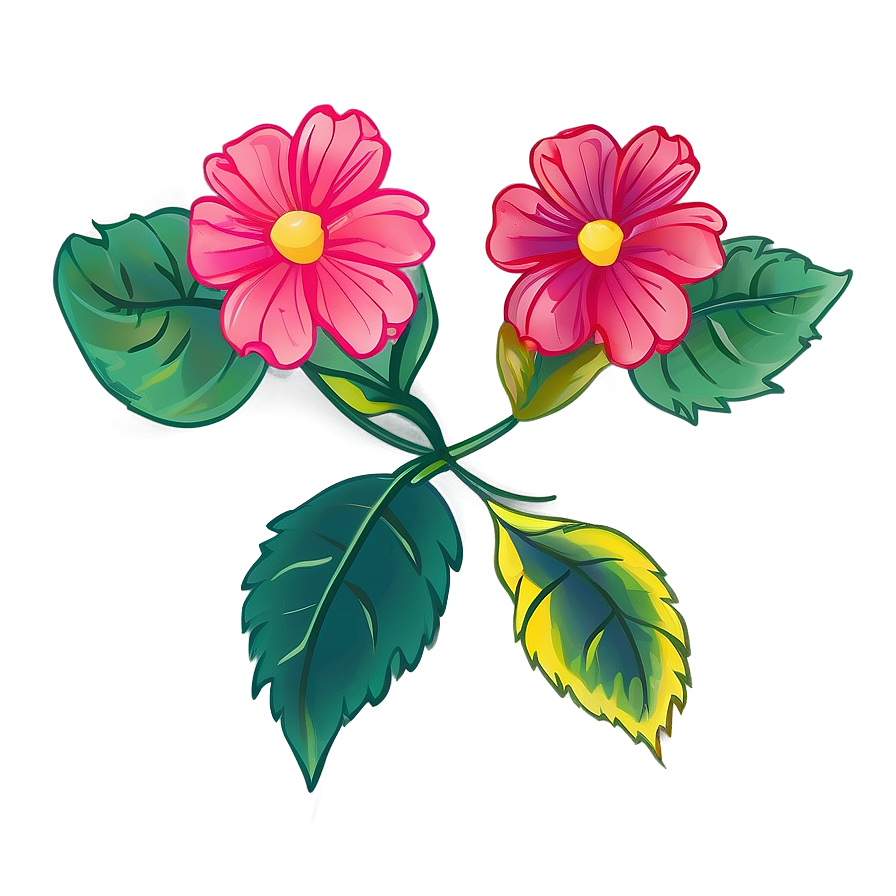 Hand-drawn Flower Outline Png Jnk1