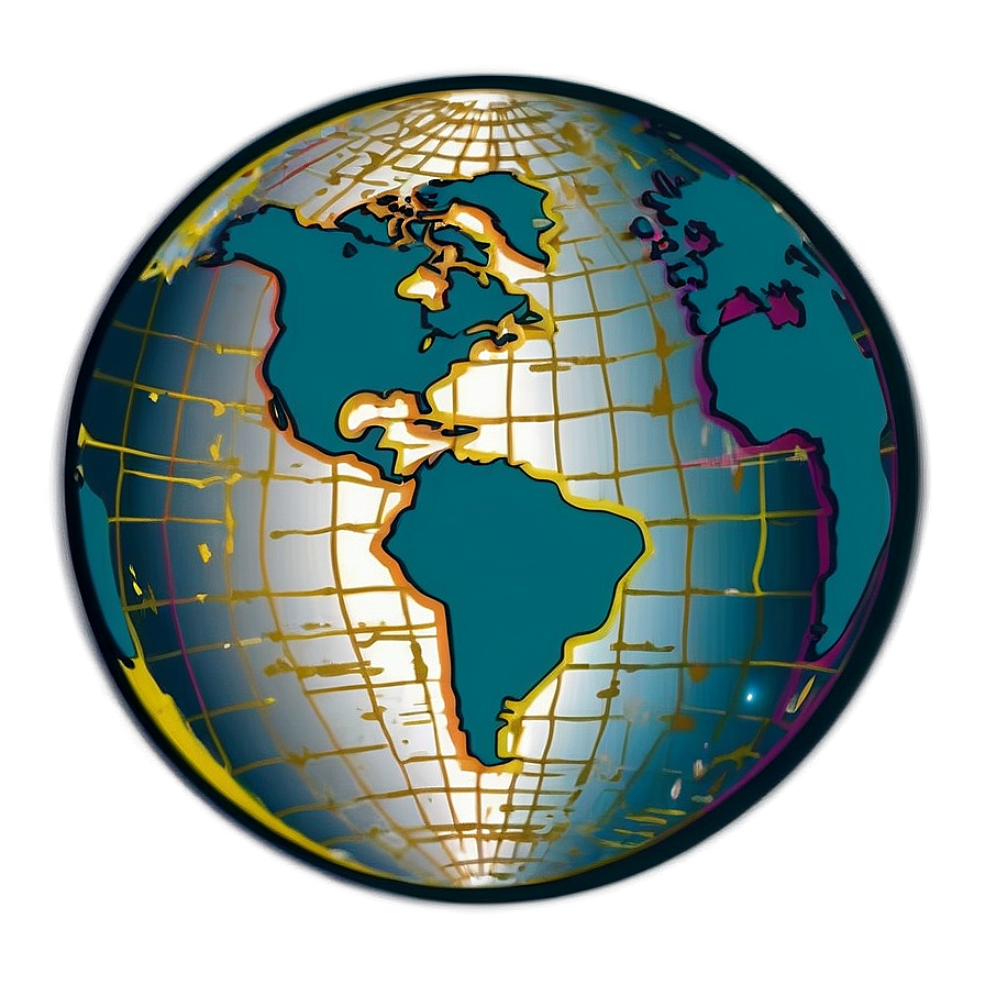 Hand Drawn Globe Png 43