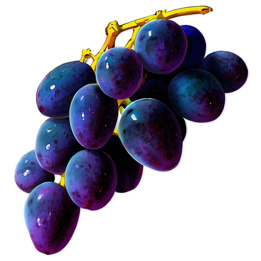 Hand Drawn Grapes Png 32