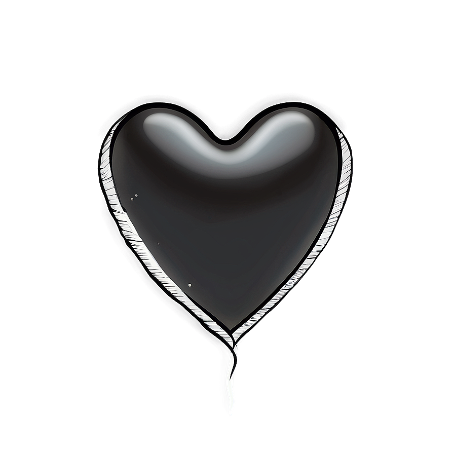 Hand Drawn Heart Outline Png Vch