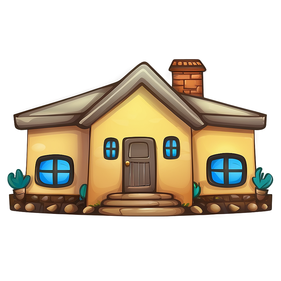 Hand Drawn House Emoji Png 98