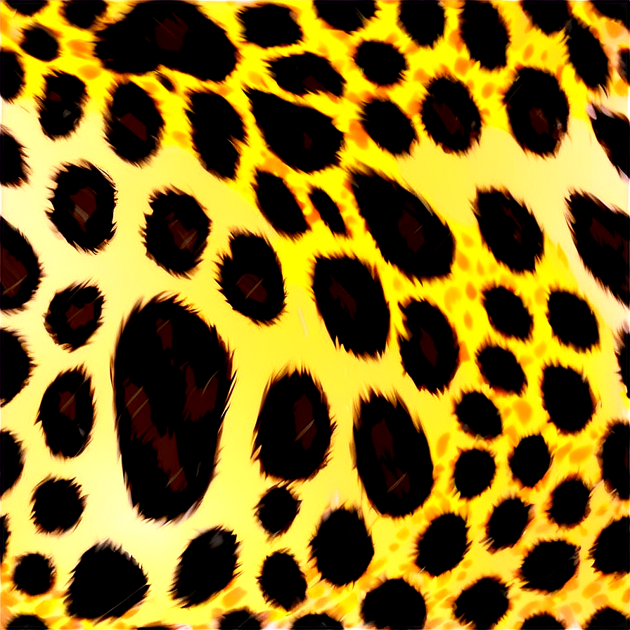 Hand Drawn Leopard Print Png 13