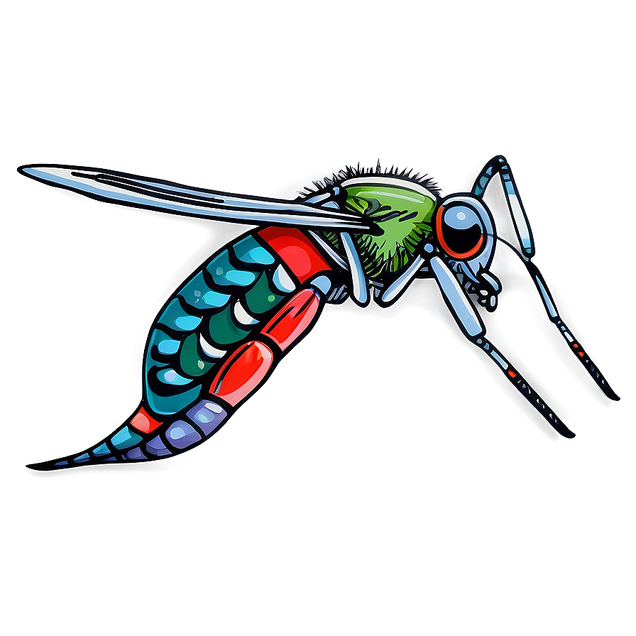 Hand-drawn Mosquito Png 94