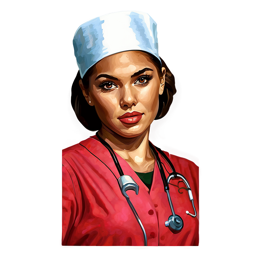 Hand Drawn Nurse Hat Png 06132024