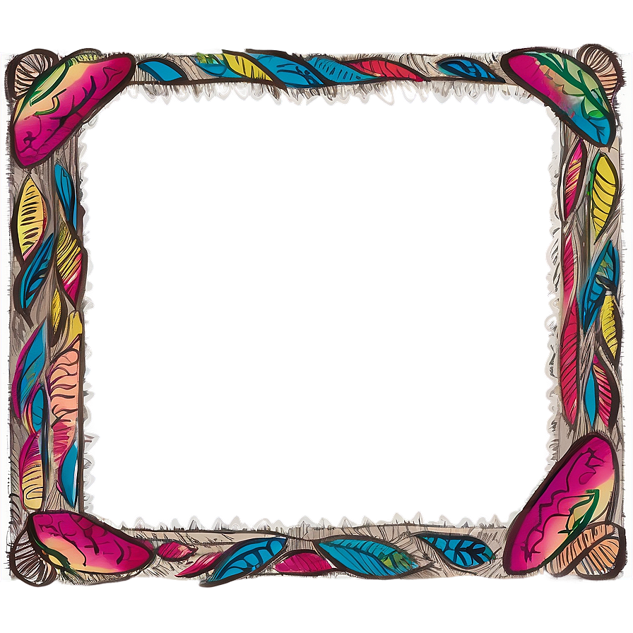 Hand Drawn Photo Border Png Fgo85