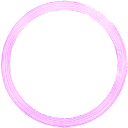 Hand Drawn Pink Circle Graphic