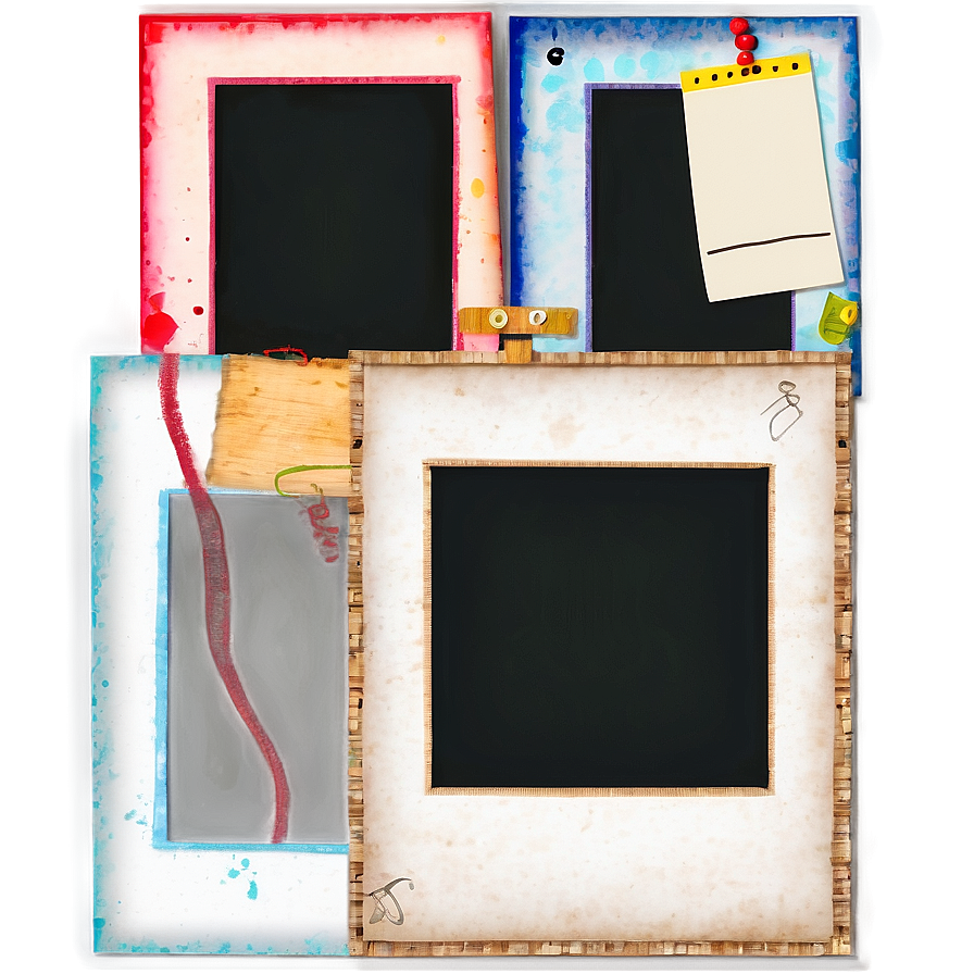 Hand Drawn Polaroid Frame Template Png 06262024