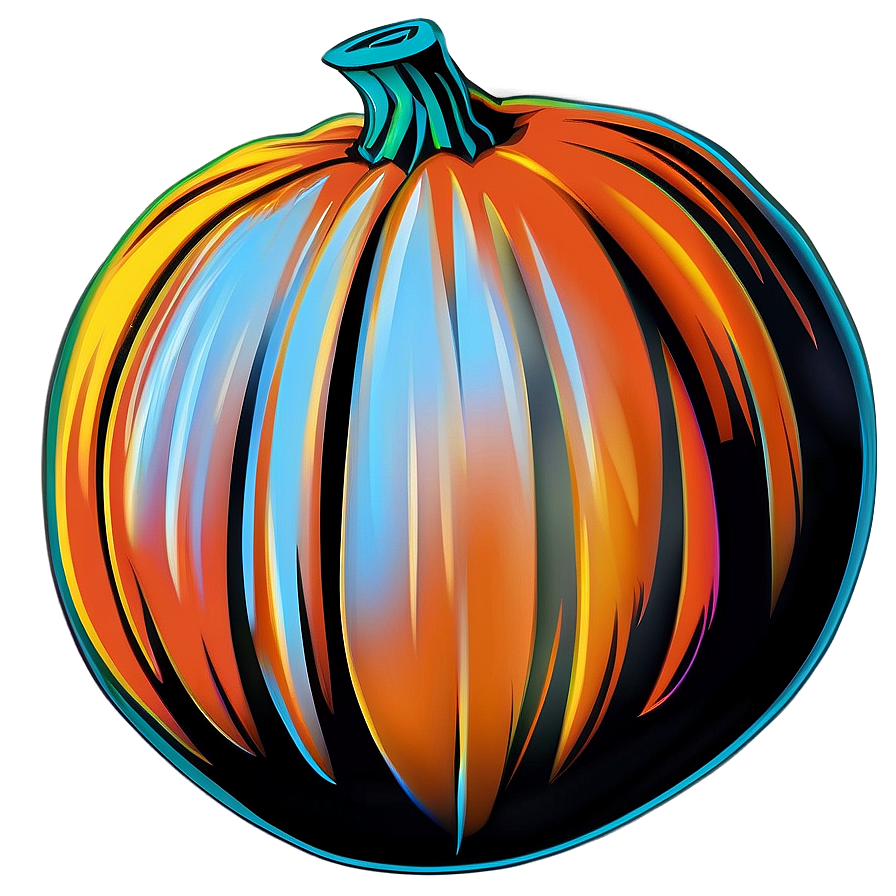 Hand-drawn Pumpkin Outline Png 19