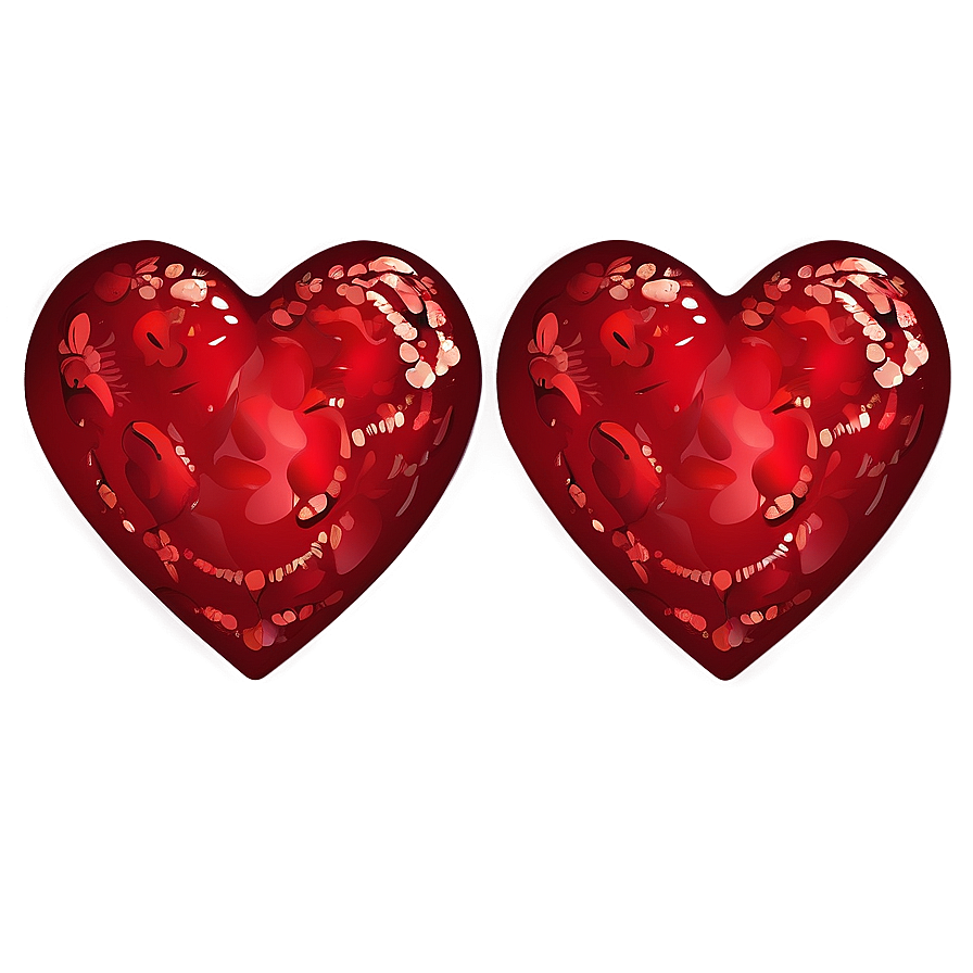 Hand Drawn Red Heart Emoji Png 59