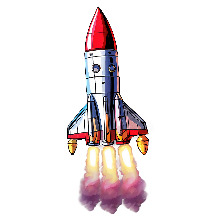 Hand Drawn Rocket Png Kkp79