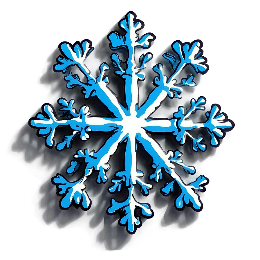 Hand-drawn Snowflake Simple Png 06282024