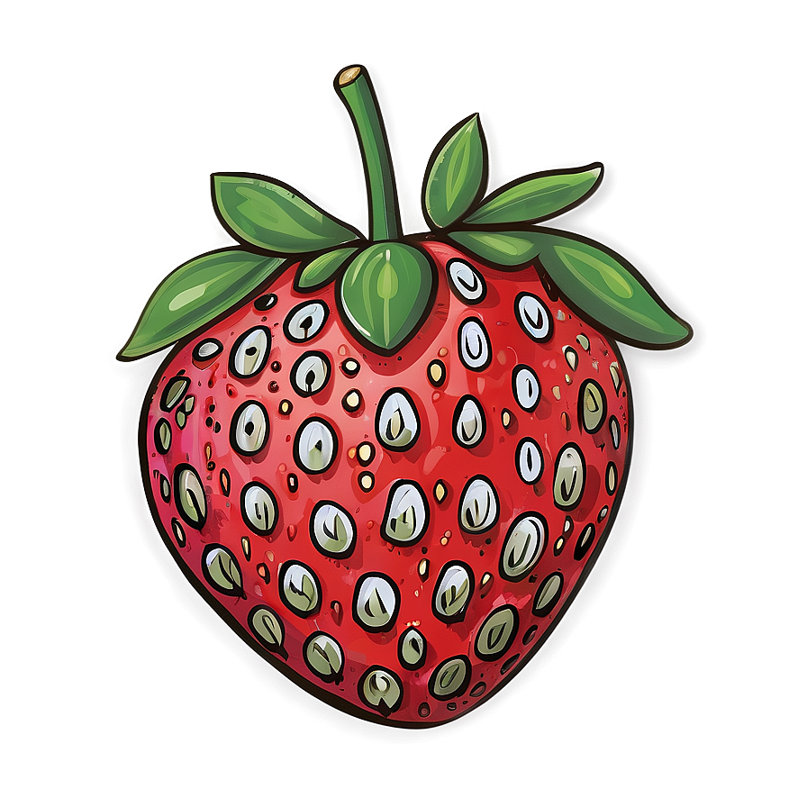 Hand Drawn Strawberry Png Qra88