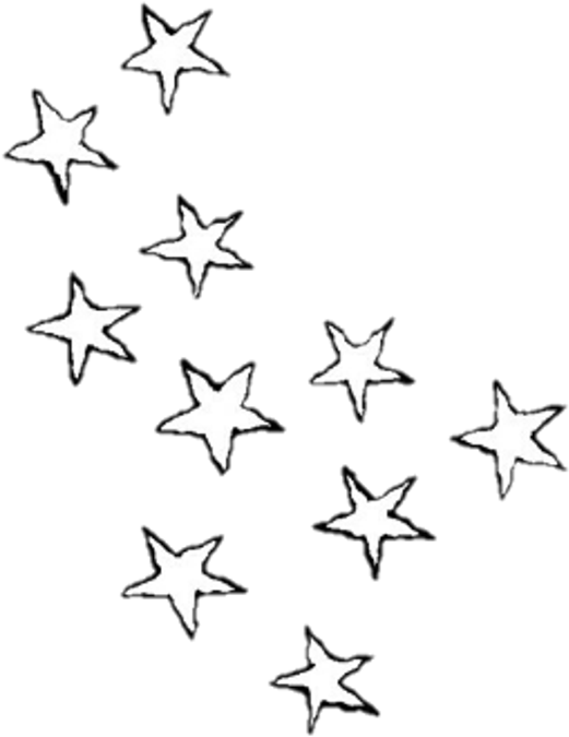 Hand Drawn Style Stars Pattern