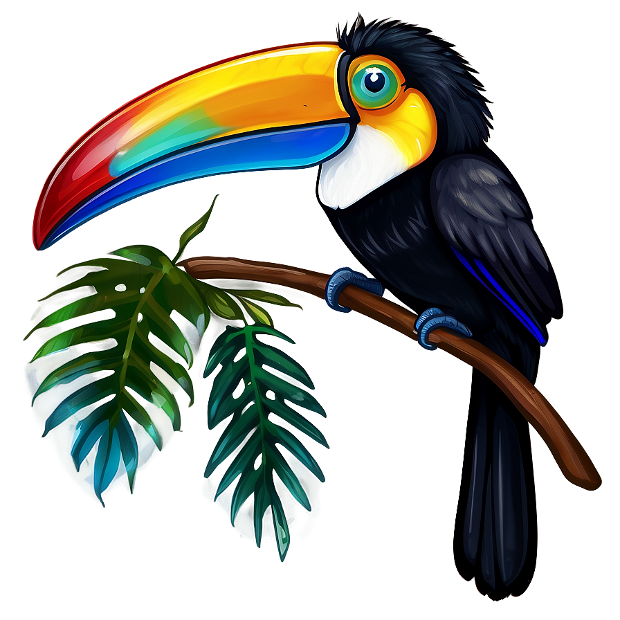 Hand Drawn Toucan Design Png Ftc