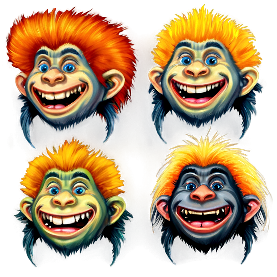 Hand-drawn Troll Faces Png 8