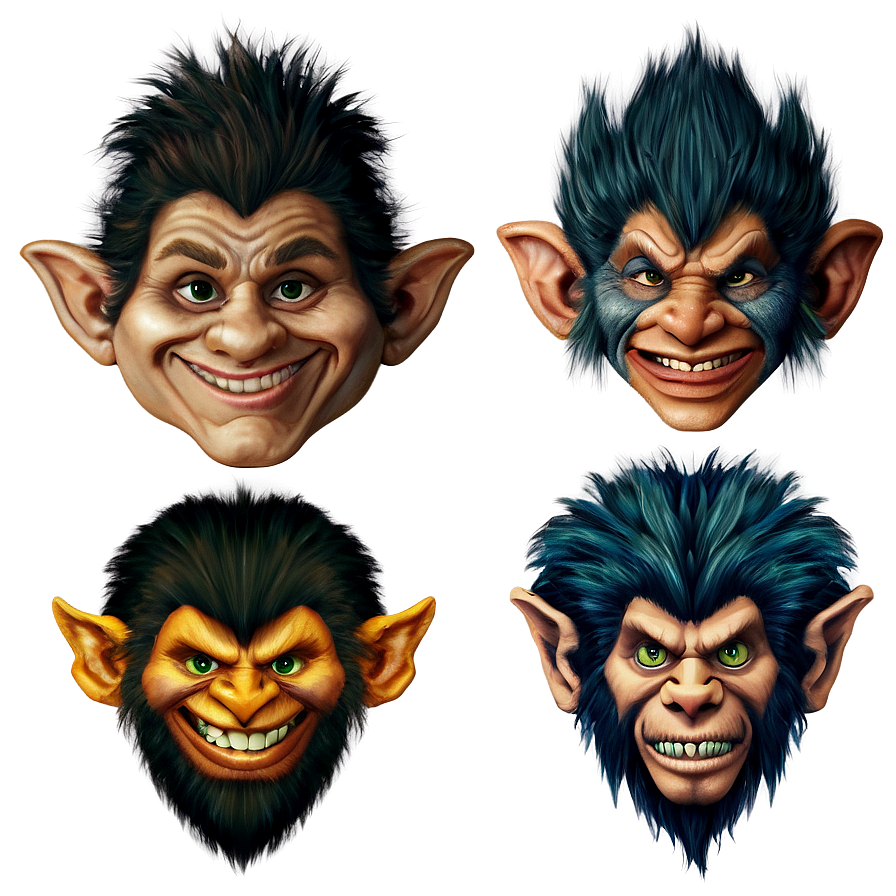 Hand-drawn Troll Faces Png Mgc46