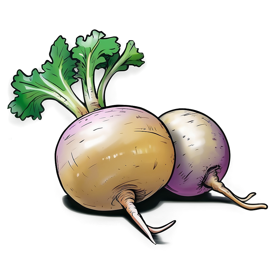 Hand Drawn Turnip Png 23